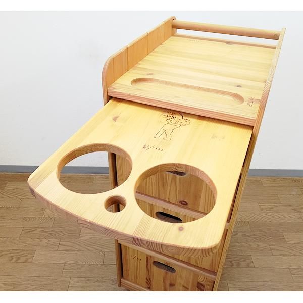 Y.S.PARKマルチワゴンF10 トレイ付き 中古】Y.S.PARK 『マルチパーパスワゴン（ウッドワゴン）YS-F10