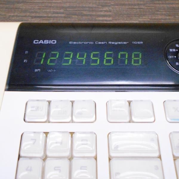 CASIO レジスター 110ER 中古美品 楽天市場】カシオ レジスター 4部門 小型ドロア 110ER【中古