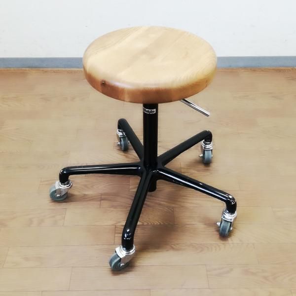 中古】タカラベルモント 『r.a.f Stool(ラフスツール) オーク材 』 (２