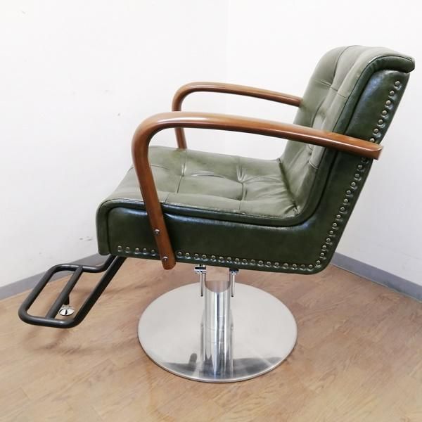 チェア　ビンテージ　カットチェア　グリーン Amazon.co.jp: Artswish ミッドセンチュリーオフィスデスク