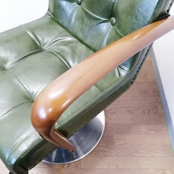 スタイリングチェアALBERO ヴィンテージグリーン 中古】ビューティガレージ 『スタイリングチェア ALBERO Classico