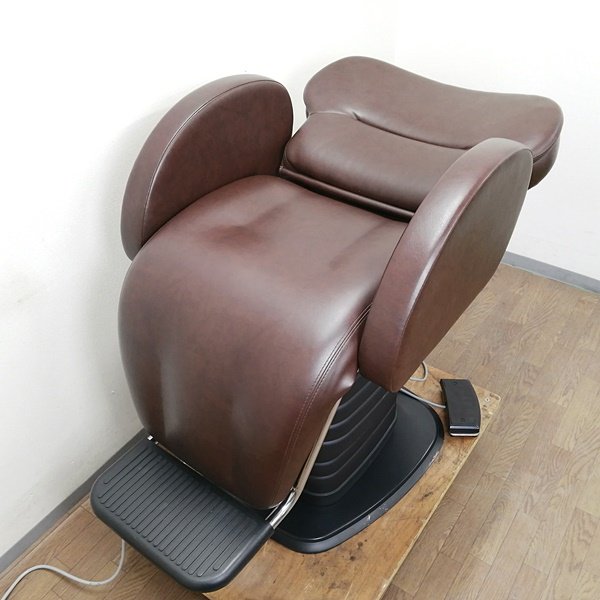 中古/A】 オオヒロ 製品『電動シャンプー椅子 ドルチェ111（ブラウン 