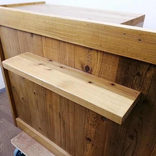 中古】 『 木製レジカウンター』 ☆1台限り！