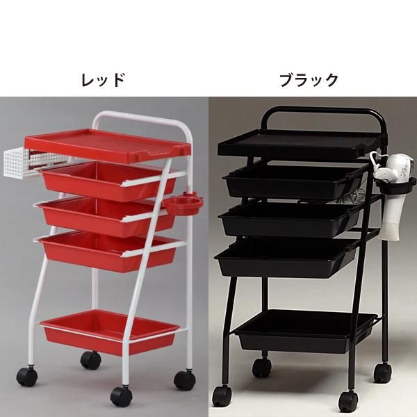 キャスター付3段ワゴン ヘアサロン バーバー 美容室 理容室 送料込み