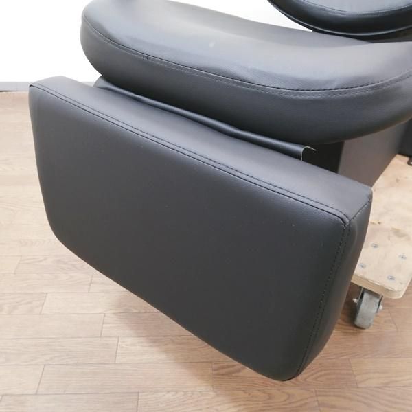 お歳暮ならオンライン 中古/B】vidaXL『バックシャンプー台（ブラック/レッグレスト その他