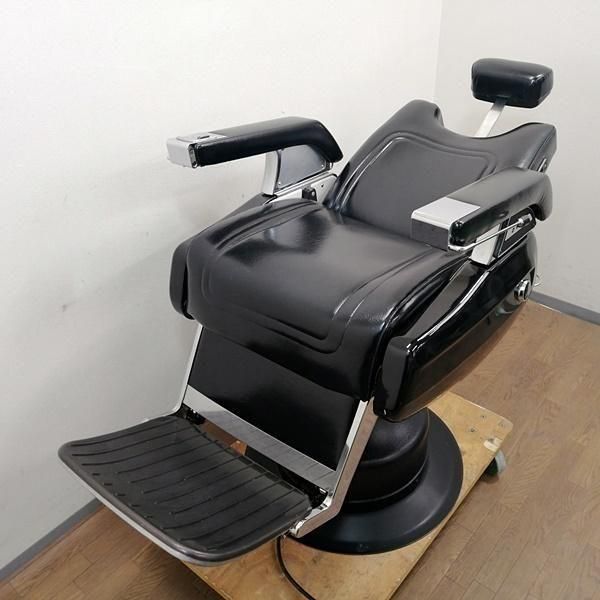 中古/A】☆新品レザー張替済み！☆タカラベルモント『理容椅子