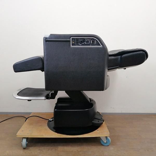 タカラベルモンド電動理容椅子ブラック(中古) 中古/A】タカラベルモント『理容椅子 BRAMU（ブラーム）ブラック