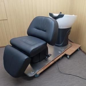 美容室鏡5枚シャンプー台3台中古セット （中古理美容器具・美容