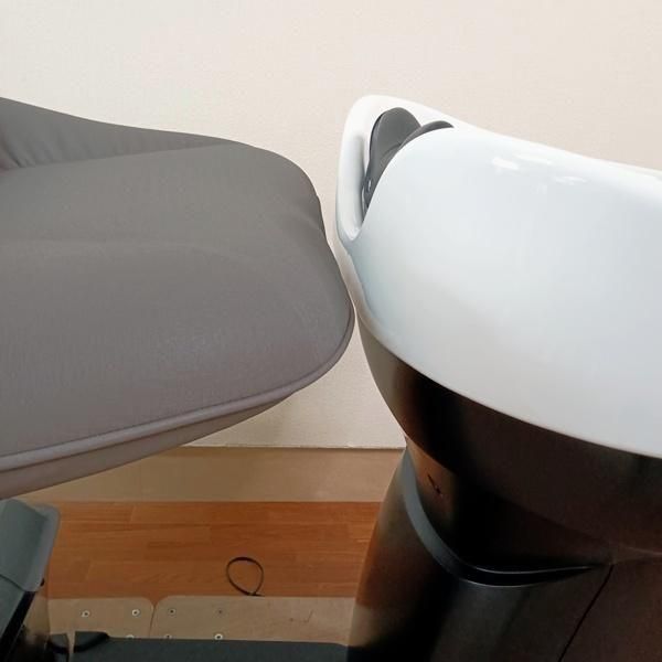 古*リ様 タカラベルモント　シャンプー台 ホワイト・ブラウン W SWING YUME | シャンプー機器 | 製品情報 | タカラベルモント