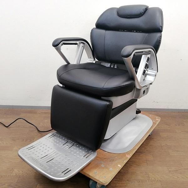 【entown66】タカラベルモント　バーバーチェア 送料込 理容イス 理容椅子 バーバーチェア 床屋 理容室 美容室