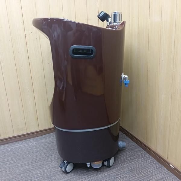 中古/A】EMS『移動式シャンプー台 PERRO（ペロ）（ブラウン