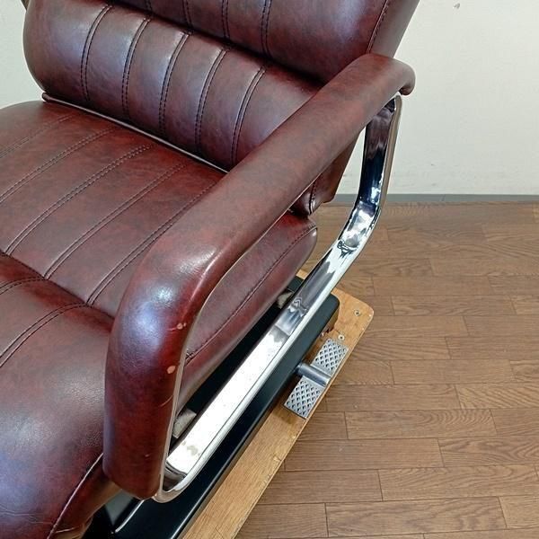 中古/B】ワールドビジョン 『電動シャンプー椅子（ブラウン/レッグ