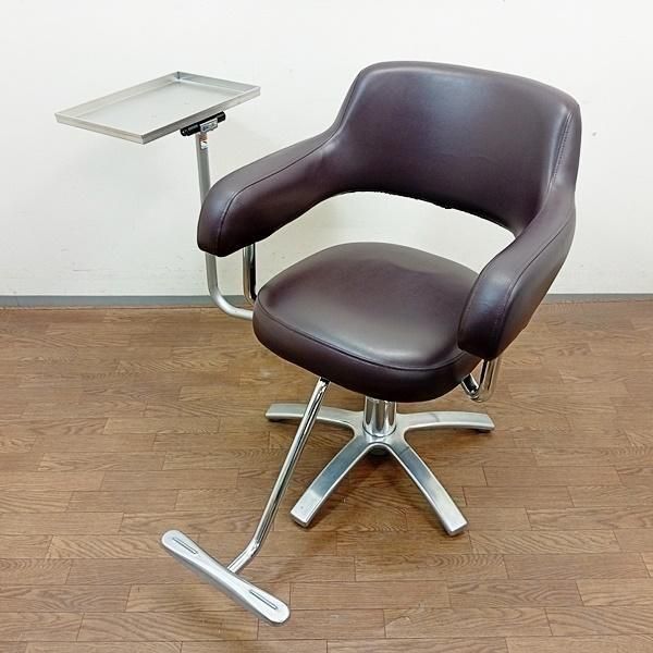 【送料込み】 美容室　中古スタイリングチェア　セット椅子 7BEAUTY スタイリングチェア PREMIUM ベニス 全5色 セット椅子