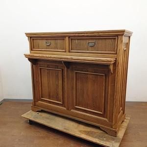 rin【美品】アンティーク調木製カウンター/ビューティーガレージ限定品 rin【美品】アンティーク調木製カウンター/ビューティーガレージ限定品