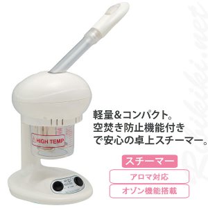 <img class='new_mark_img1' src='https://img.shop-pro.jp/img/new/icons5.gif' style='border:none;display:inline;margin:0px;padding:0px;width:auto;' />【新品/送料無料】 フィフティヴィジョナリー『卓上ミニフェイシャルスチーマーNo.F100』 
