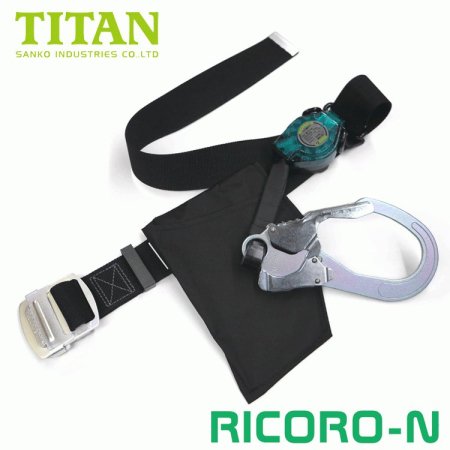 タイタン RICORO-N R507N-BL 胴ベルト型/ロック装置付きストラップ巻