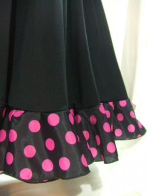 美品 フラメンコ衣装】淡い光沢ピンク ペチコート ファルダ
