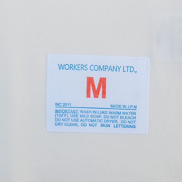 Workers K&T H MFG Co ワーカーズ Tシャツ ポケット クルーネック