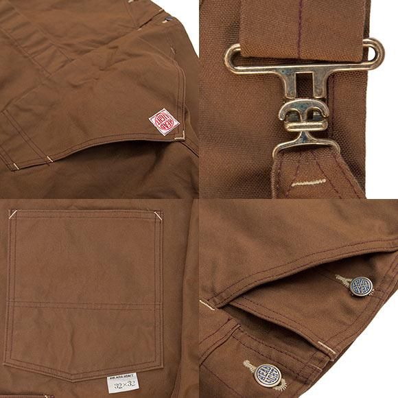 HEAD LIGHT 13oz.ブラウンダックオーバーオール最終値下げ！ HEADLIGHT(ヘッドライト)復刻「13oz.BROWN DUCK OVERALLS