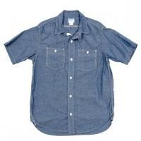Workers K&T H MFG Co "Short Sleeve Work, Lt Chambray, Blue"