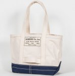 Workers K&T H MFG Co“Tool Bag, Bottom Color, Ecru Navy, MEDIUM-LONG”