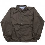 WE OWN THE SUNSHINE ”SKULL COACH JACKET, BROWN
