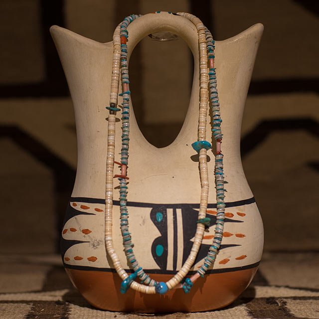 Navajo（ナバホ）turquoise necklace 50's ターコイズ