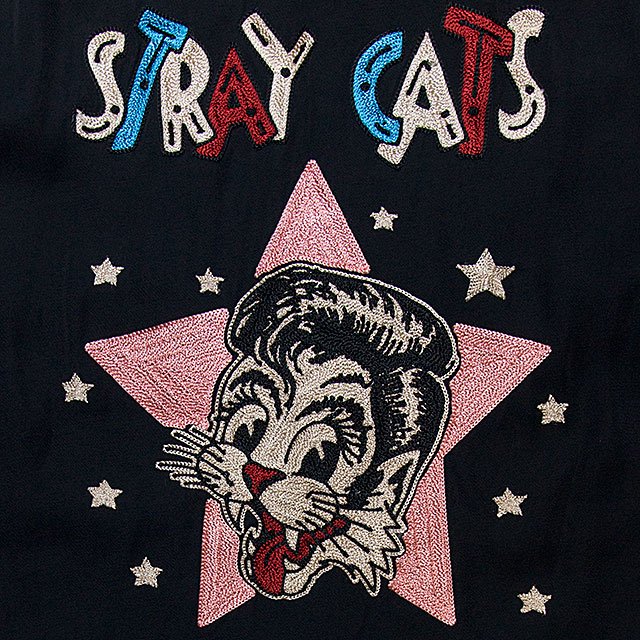 Stray cats shop bowling shirt