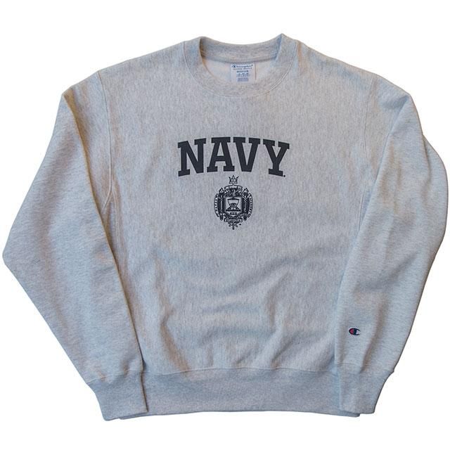 Champion "U.S.NAVAL ACADEMY, REVERSE WEAVE PULLOVER CREW NECK