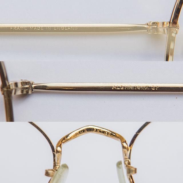 激レア！ヴィンテージ algha(savile row)gold frame!