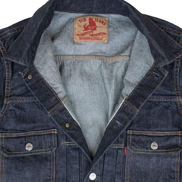 TCB Jeans デニムジャケット　旧パッチ　2ndタイプ　34 TCB jeans 