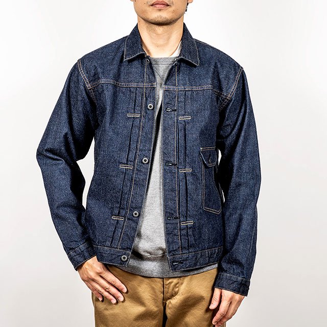 本日限定値下げ]A.PRESSE Denim Coverall Jacket-