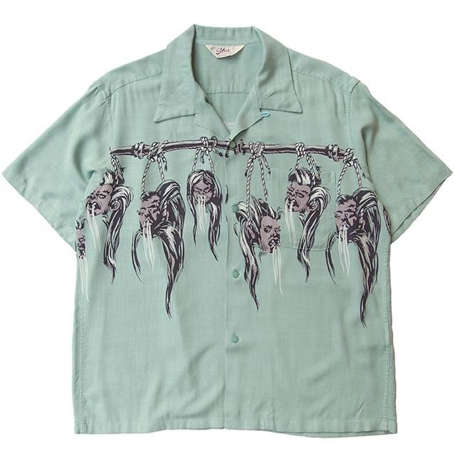 STAR OF HOLLYWOOD シュランケンヘッドレーヨンシャツsize M STAR OF HOLLYWOOD シュランケンヘッドレーヨンシャツsize M