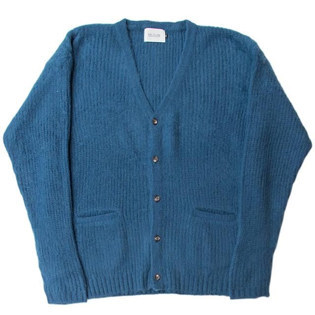 BoTTボットLined Mohair Cardigan カーディガン BLUE-