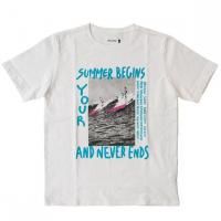 CAL O LINE "NEVERENDS, T-SHIRT, WHITE"
