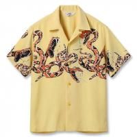 STAR OF HOLLYWOOD "HIGH DENSITY RAYON OPEN SHIRT, RATTLE SNAKE"