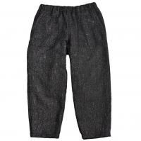 RIDING HIGH BULLDOG LABEL "FATIGUE EASY PANTS, COLOR NEP WOOL, BLACK"