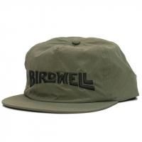BIRDWELL "Wordmark Nylon Snapback, Khaki/ Black"