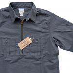 Workers K&T H MFG CoHalf Zip Shirt, Gray