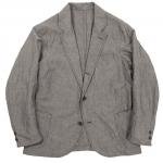 Workers K&T H MFG CoLounge Jacket, Cotton Linen Chambray Gray