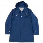 Workers K&T H MFG Co“Bal Collar Coat, Ventile Gabardine, Blue”