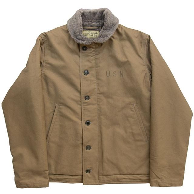 低価格の NAVY バズリクソンズ N1デッキジャケットNAVY N-1 DEPATMENT ...