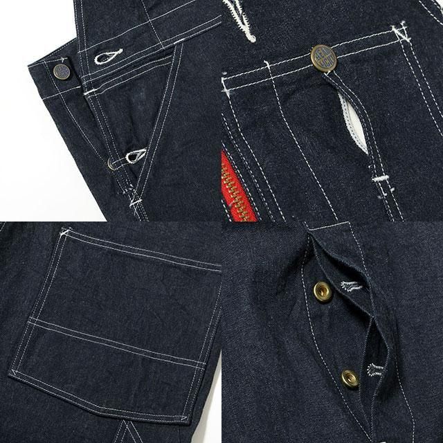 HOLIDAY オーバーオールLOW BACK DENIM OVER ALL LOW-BACK DENIM OVER-ALL（O.WASH）｜HOLIDAY（ホリデイ
