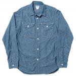 Workers K&T H MFG CoAcorn Work Shirt, Blue Chambray