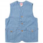Workers K&T H MFG CoCruiser Vest, Lt Blue Chambray