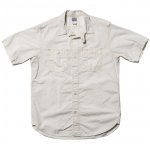 Workers K&T H MFG CoShort Sleeve Work, White Chambray