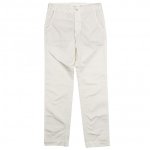 Workers K&T H MFG Co“Workers Officer Trousers, Slim Tapered,  Chino White”