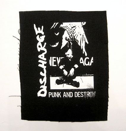 DISCHARGE-punk and destroy パッチ - VORTEX ONLINE STORE